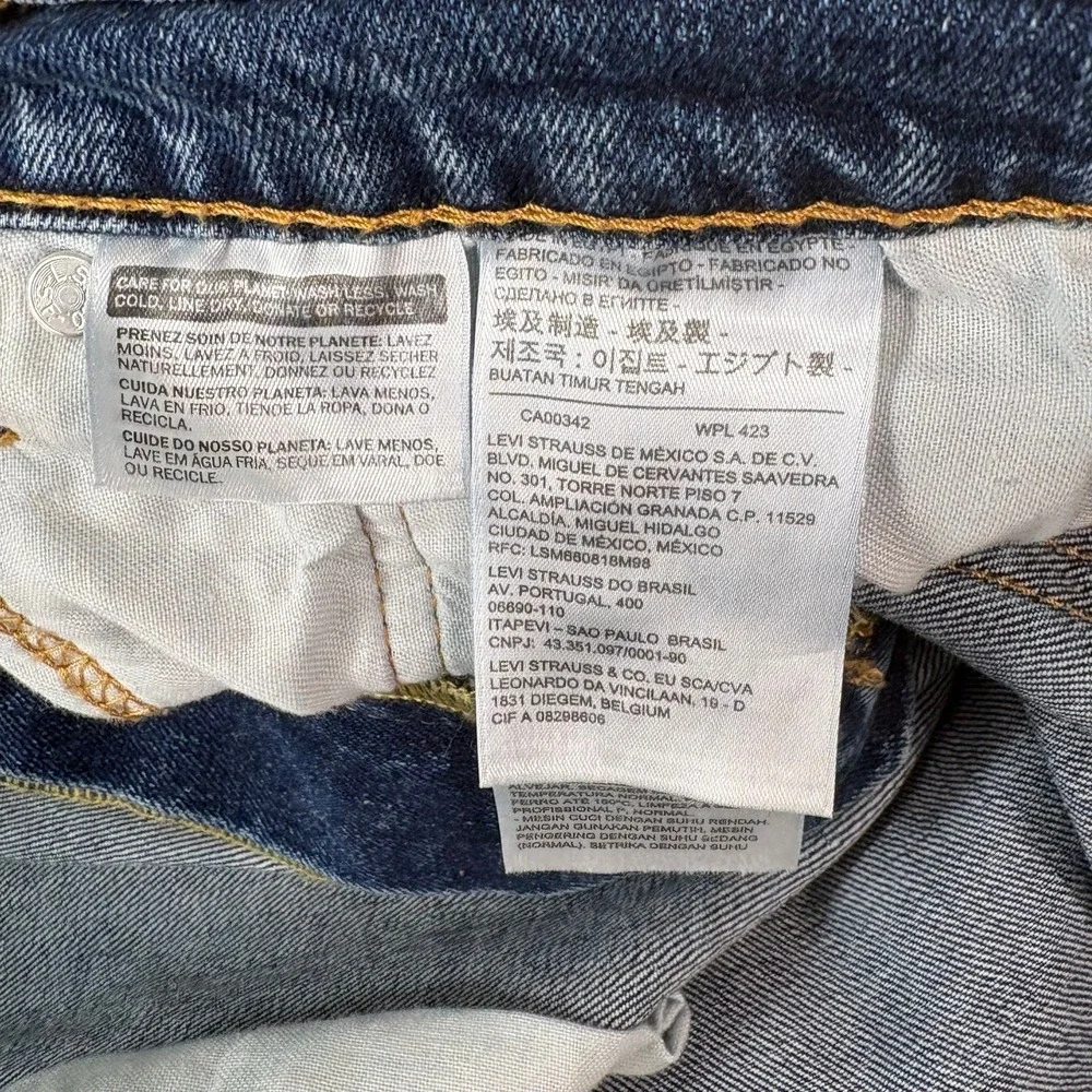 Levi's 559 Jeans‎ Mens Size 44X30 Blue Medium Wash Denim Relaxed Fit Straight